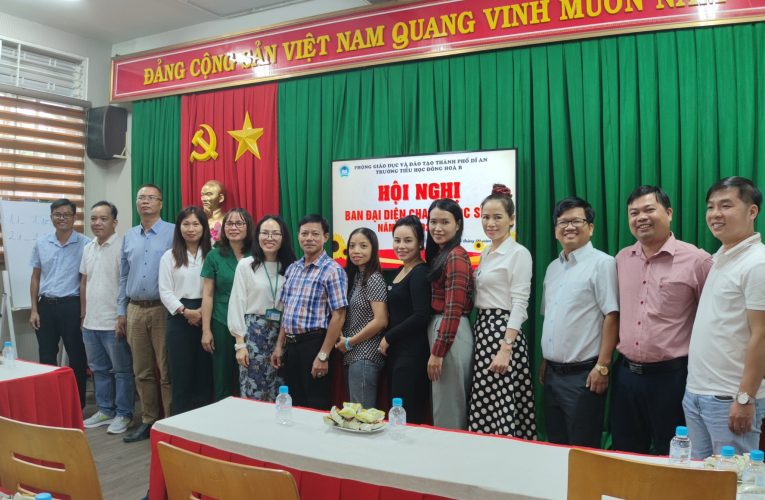 HỌP BAN ĐẠI DIỆN CHA MẸ HỌC SINH CÁC LỚP NĂM HỌC 2023 – 2024