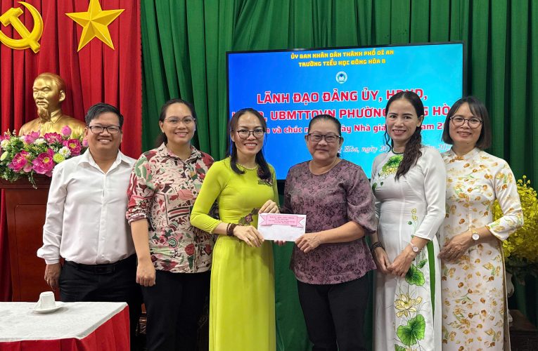 ĐÓN TIẾP LÃNH ĐẠO P. ĐÔNG HÒA